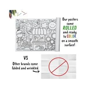 Tiny Expressions | Toys | Tiny Expressions Giant Coloring Poster Kids ...